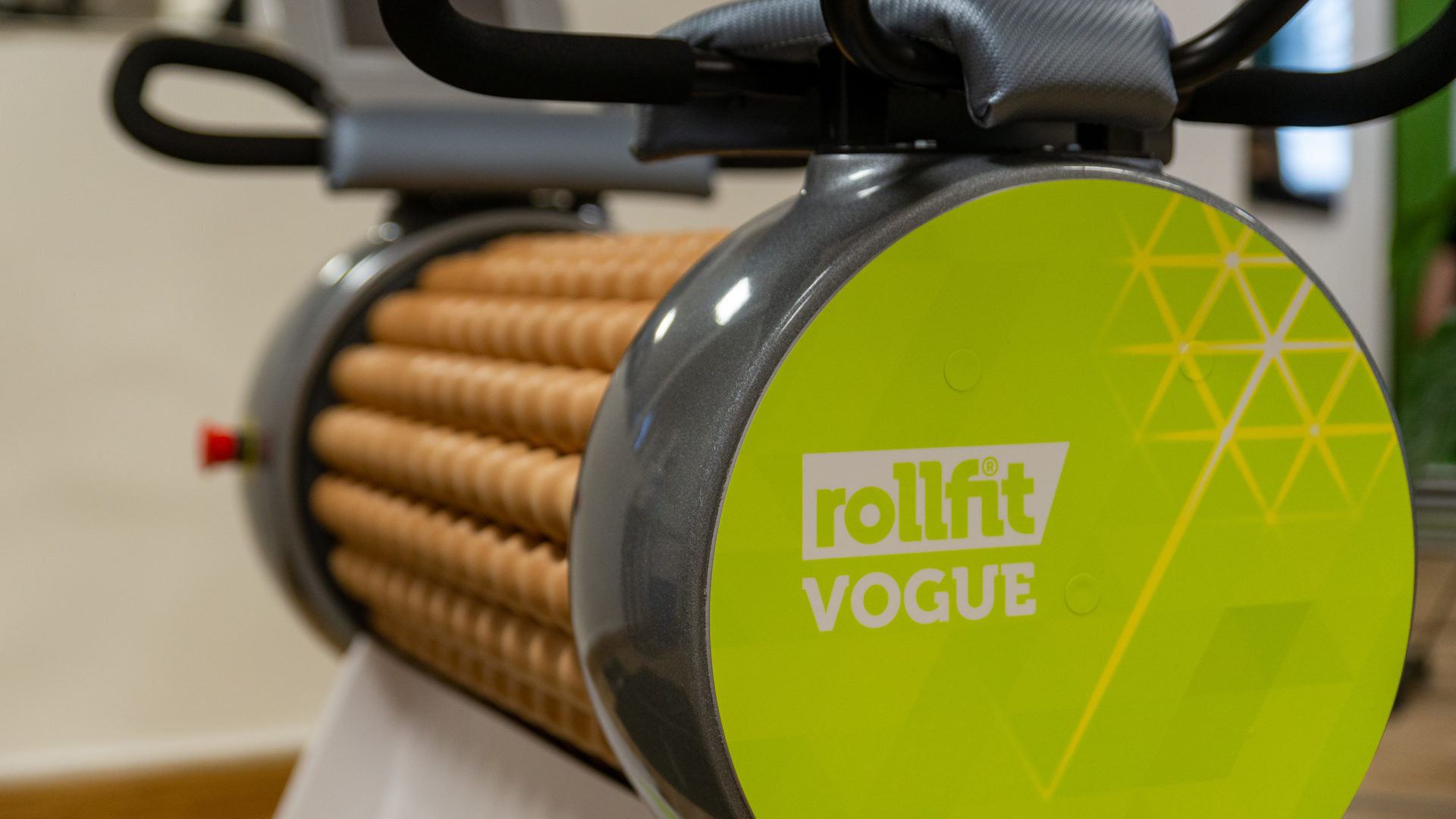 bližší pohľad na stroj Rollfit